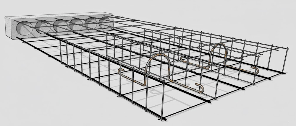 Армирование плит перекрытия: технологии, схемы и правила монтажа